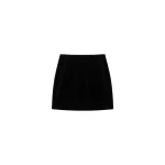 LOULOU Velvet Mini Skirt | Mini Skirts | Coveti