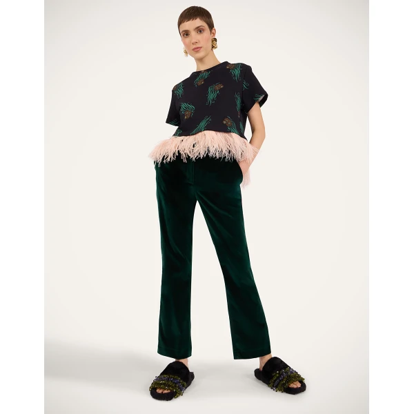 La DoubleJ 24/7 Pants in Blue Petrol, view 4