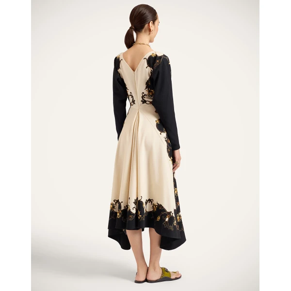 La DoubleJ 9 To 5 Dress in Buttercup Black at Coveti
