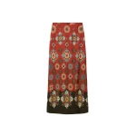 La DoubleJ A-Long Skirt in Nucleus Rust