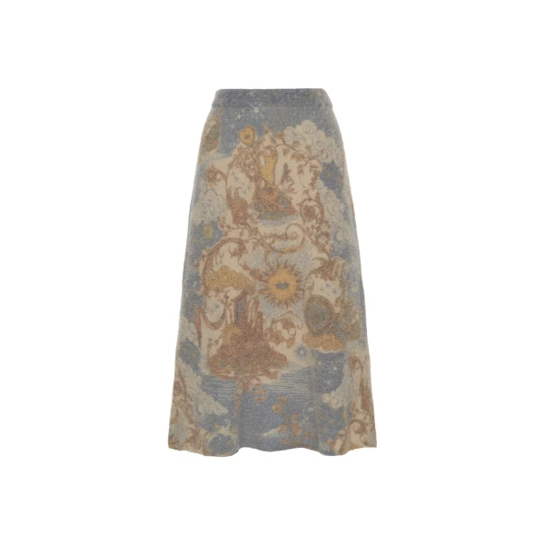 All-In Skirt in Light Blue