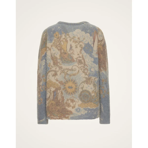 La DoubleJ All-In Sweater in Light Blue, view 6