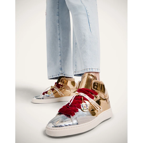 La DoubleJ All Time High Top in Bicolor Gold, view 2