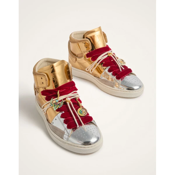 La DoubleJ All Time High Top in Bicolor Gold, view 6