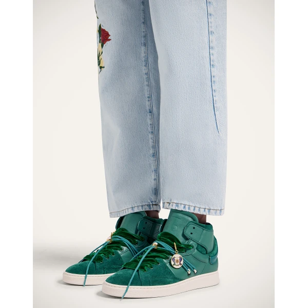 La DoubleJ All Time High Top in Green, view 3