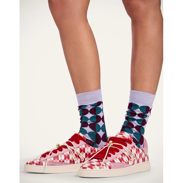 La DoubleJ All Time Socks in Sfere Lilac at Coveti