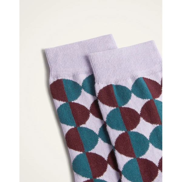 La DoubleJ All Time Socks in Sfere Lilac at Coveti
