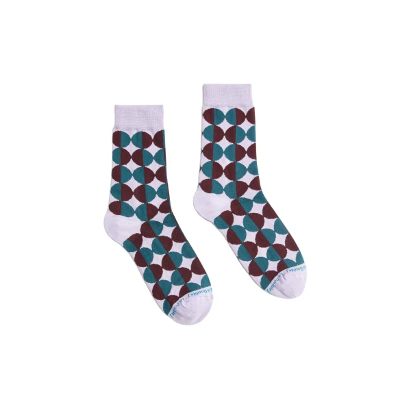 La DoubleJ All Time Socks in Sfere Lilac at Coveti