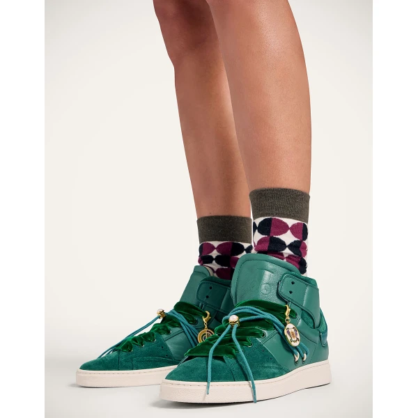 La DoubleJ All Time Socks in Sfere White, view 2