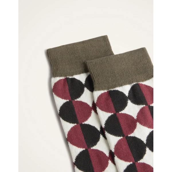 La DoubleJ All Time Socks in Sfere White, view 3