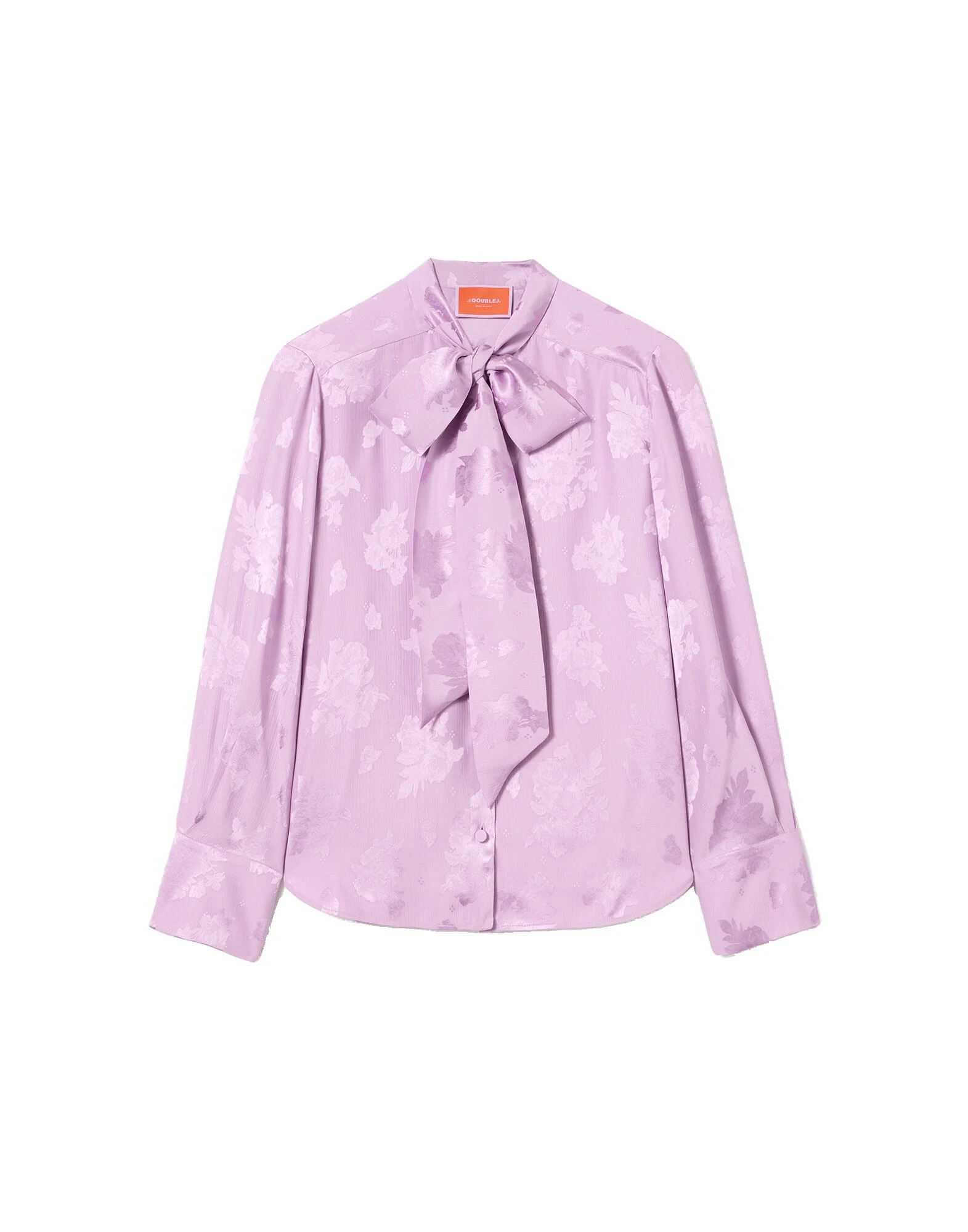 La DoubleJ Ascot Shirt in Lilac at Coveti La DoubleJ Ascot Shirt in Lilac at Coveti