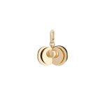 La DoubleJ Aura Charm in 24K Gold Plate | Necklace | Coveti