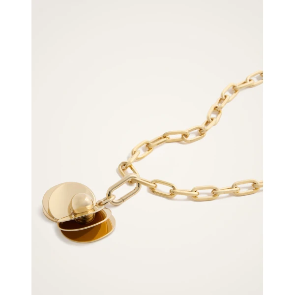 La DoubleJ Aura Charm in 24K Gold Plate | Necklace | Coveti