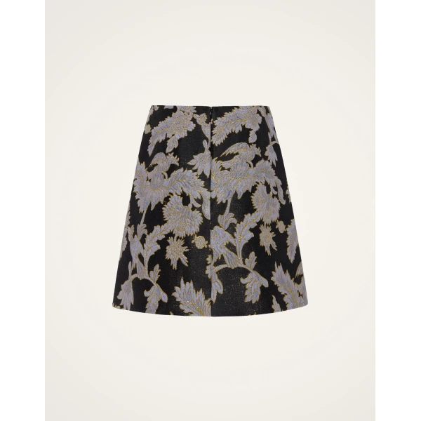 La DoubleJ Baia Mini Skirt in Lark Black | Mini Skirts | Coveti