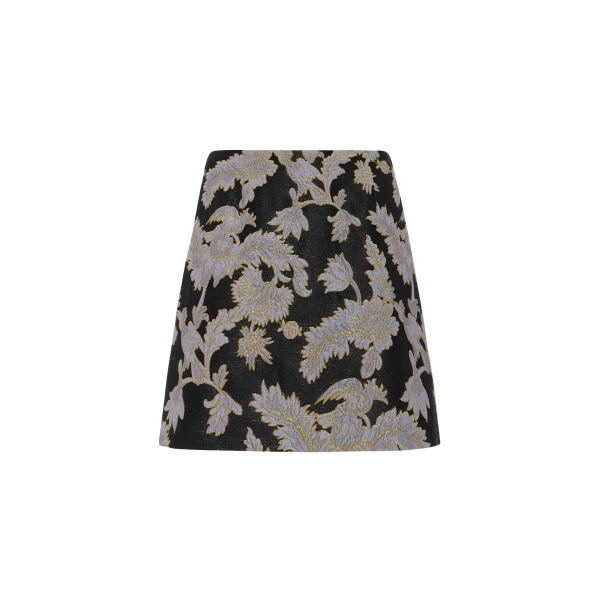 Baia Mini Skirt in Lark Black