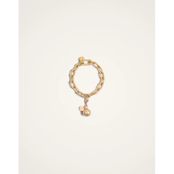 La DoubleJ Bell Charm in 24K Gold Plate | Necklace | Coveti