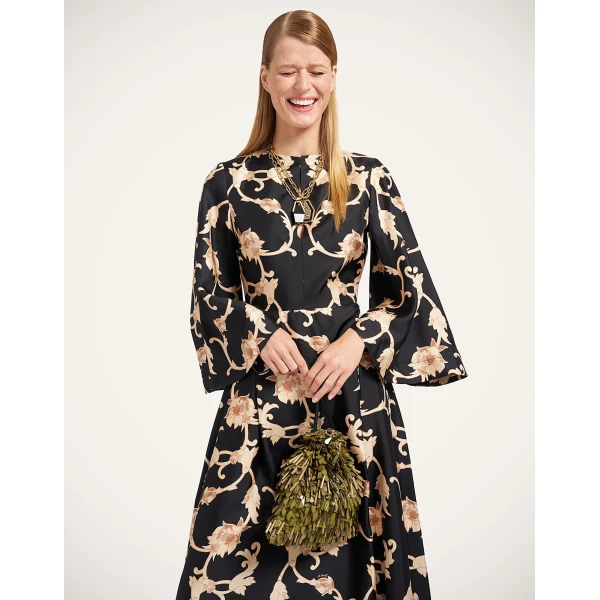 La DoubleJ Belle Kaftan in Buttercup Black at Coveti