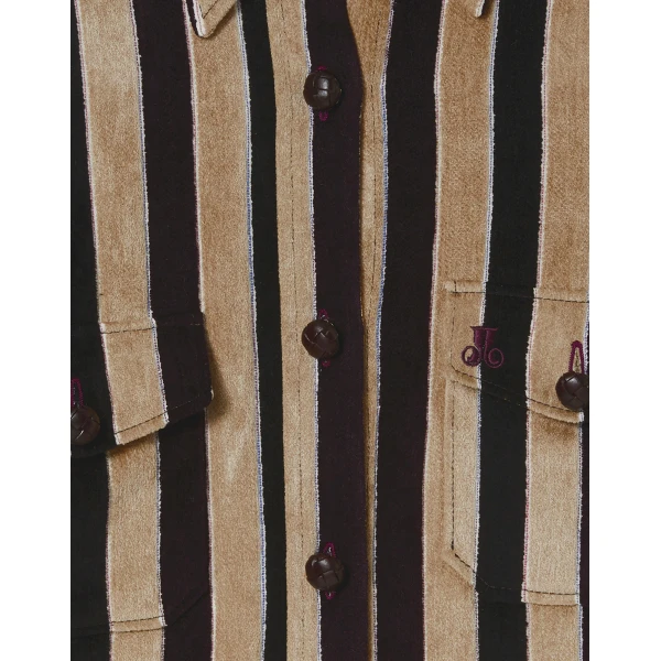 La DoubleJ Better Than Your Boyfriend’s Jacket in Stripes Light Beige, view 6