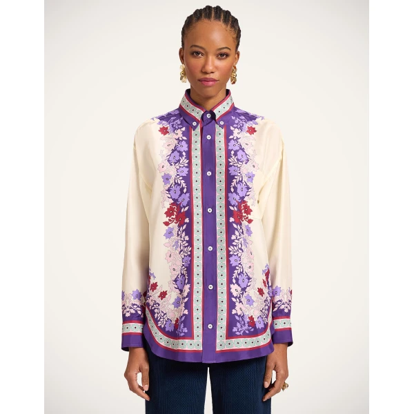 La DoubleJ Better Than Your Boyfriend’s Shirt in Regalia Ecru, view 4