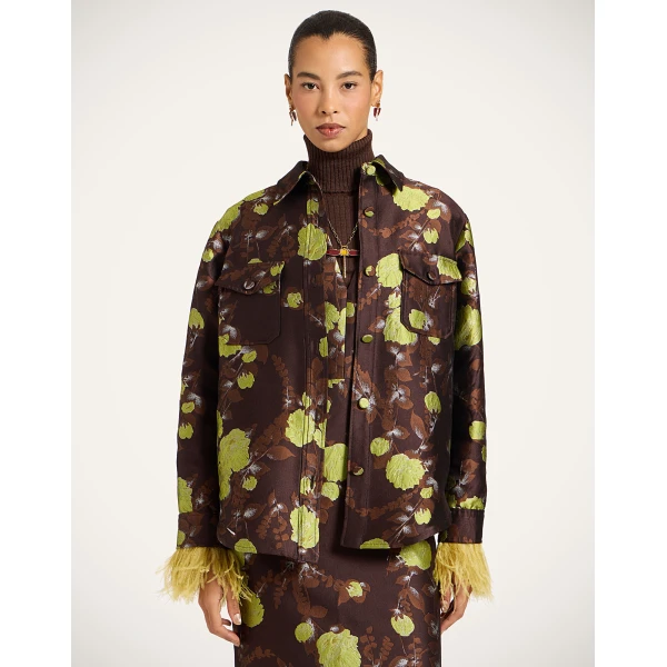 La DoubleJ Better Than Your Boyfriend's Jacket in Devon Brown at Coveti