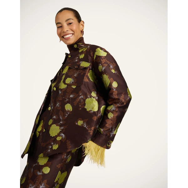 La DoubleJ Better Than Your Boyfriend's Jacket in Devon Brown at Coveti