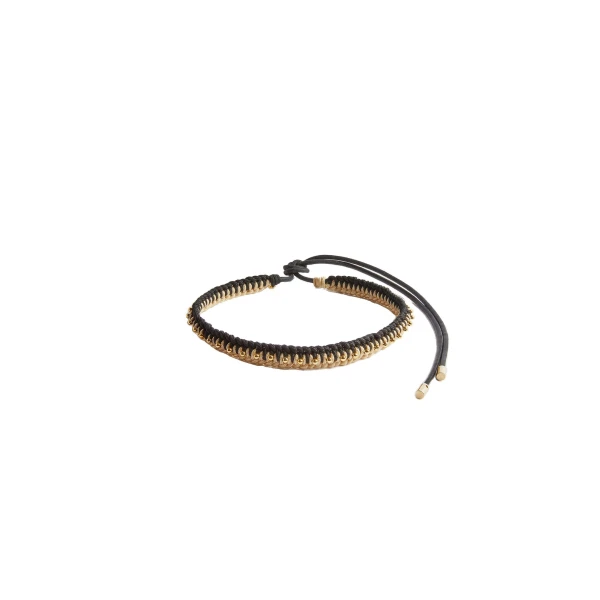 La DoubleJ Better Together Belt in Bicolor Black & Ivory at Coveti