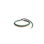 La DoubleJ Better Together Belt in Bicolor Emerald & Ivory at Coveti