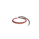 La DoubleJ Better Together Belt in Bicolor Red & Ivory | Belts | Coveti