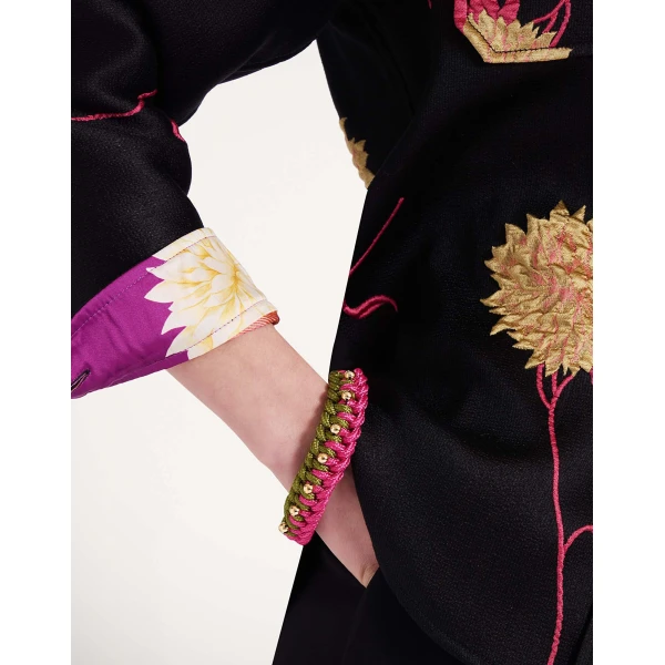 La DoubleJ Better Together Bracelet in Bicolor Pink & Green | Bracelets | Coveti