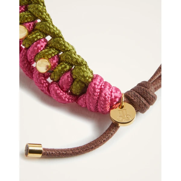 La DoubleJ Better Together Bracelet in Bicolor Pink & Green | Bracelets | Coveti