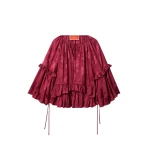 La DoubleJ Boho Blouse in Brick Red | Blouse | Coveti