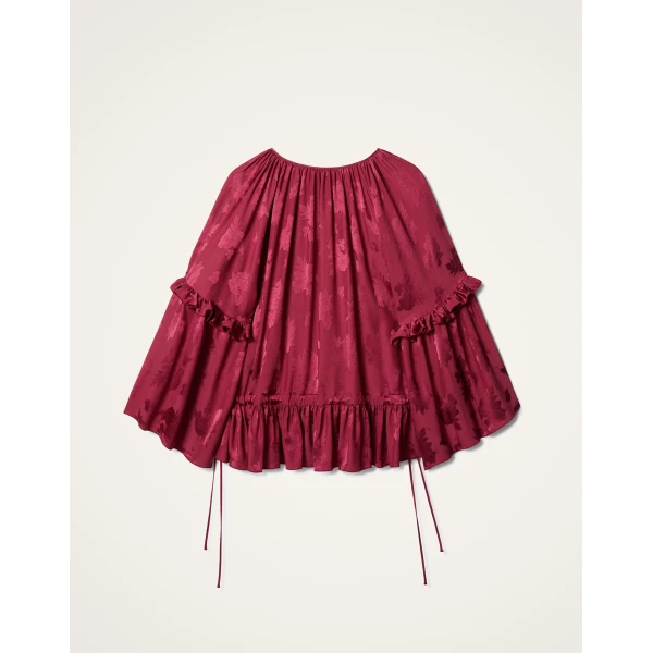 La DoubleJ Boho Blouse in Brick Red | Blouse | Coveti
