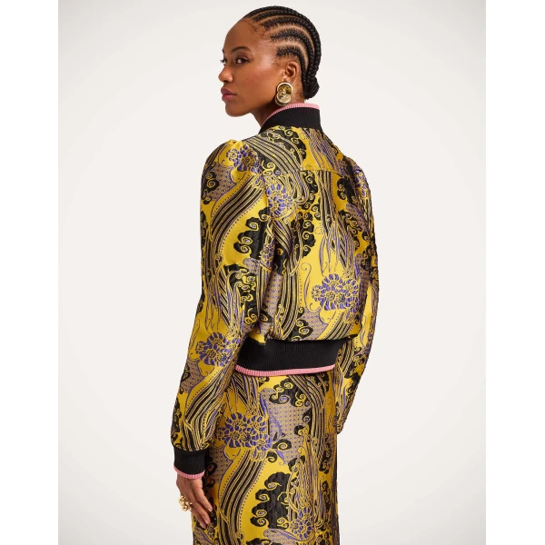La DoubleJ Bon Bon Bomber in Atlantis Yellow | Jackets | Coveti