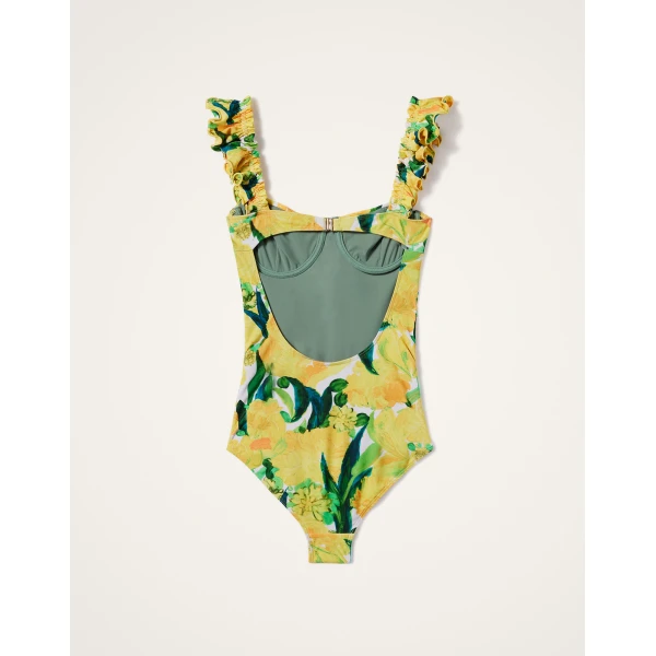 La DoubleJ Boop Swimsuit in Zesty Yellow | Swimsuits | Coveti