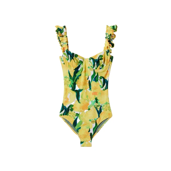 Boop Swimsuit in Zesty Yellow
