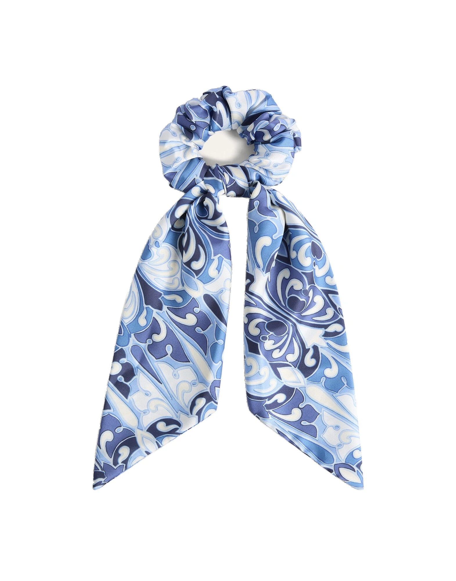 La DoubleJ Bow Scrunchie in Cocoon Blue at Coveti La DoubleJ Bow Scrunchie in Cocoon Blue at Coveti