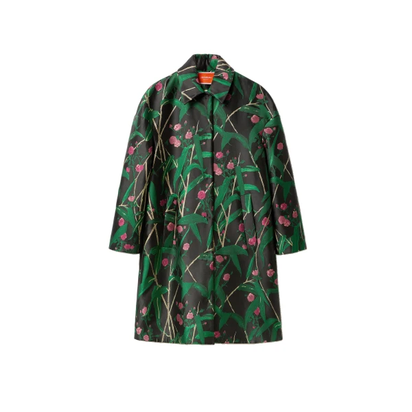 La DoubleJ Boxy Coat in Bamboo Black
