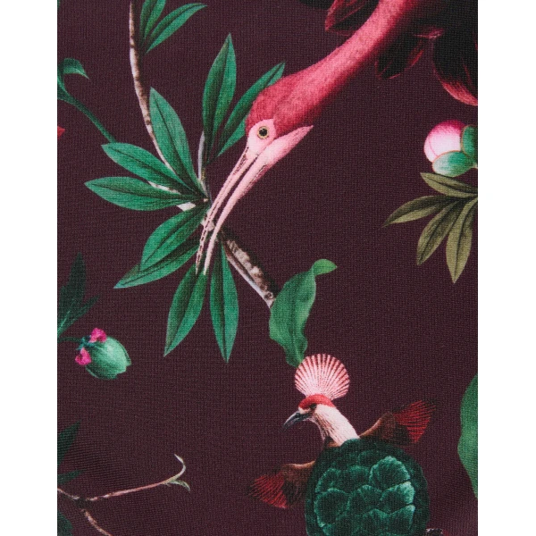 La DoubleJ Boy Brief in Zooflora Mini Burgundy | Bikini | Coveti