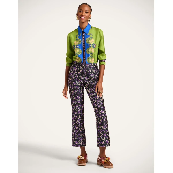 La DoubleJ Boy Shirt in Cornucopia Green, view 5