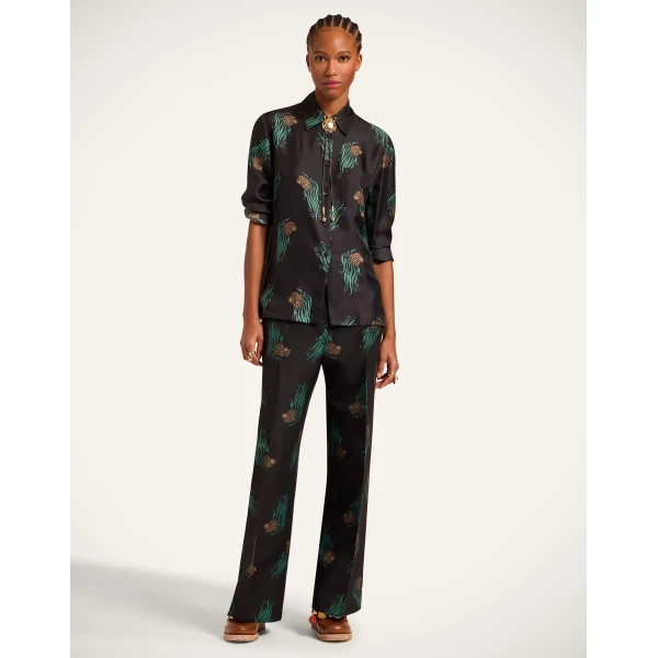 La DoubleJ Boy Shirt in Lemuria Black, view 5