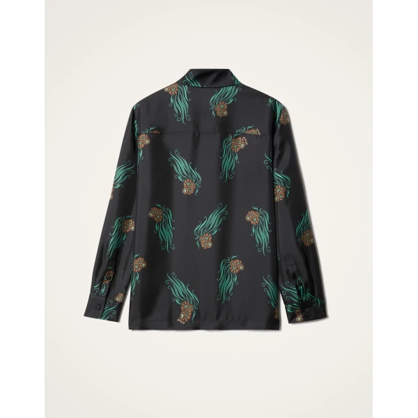 La DoubleJ Boy Shirt in Lemuria Black, view 6