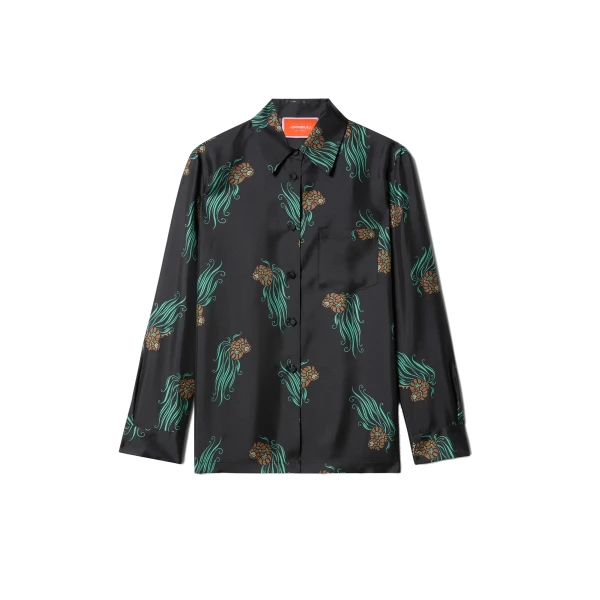 La DoubleJ Boy Shirt in Lemuria Black