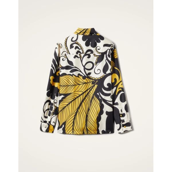 La DoubleJ Boy Shirt in Marea Black & White, view 6