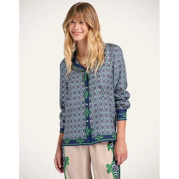 La DoubleJ Boy Shirt in Mariposa Green | Shirts | Coveti