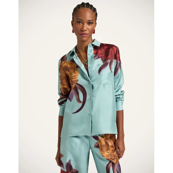 La DoubleJ Boy Shirt in Peony Light Blue | Shirts | Coveti