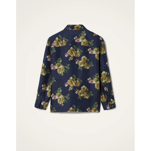 La DoubleJ Boy Shirt in Riptide Midnight Blue, view 6