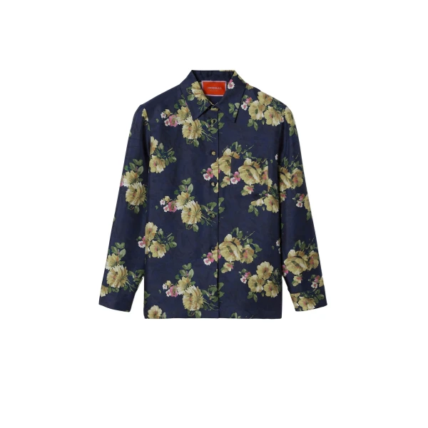 La DoubleJ Boy Shirt in Riptide Midnight Blue