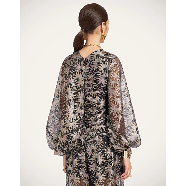 La DoubleJ Brigid Top in Sun Black at Coveti