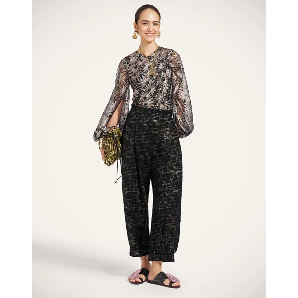 La DoubleJ Brigid Top in Sun Black at Coveti
