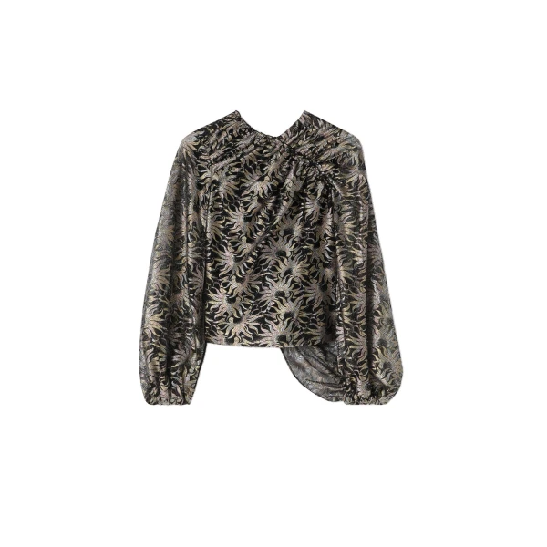 La DoubleJ Brigid Top in Sun Black at Coveti